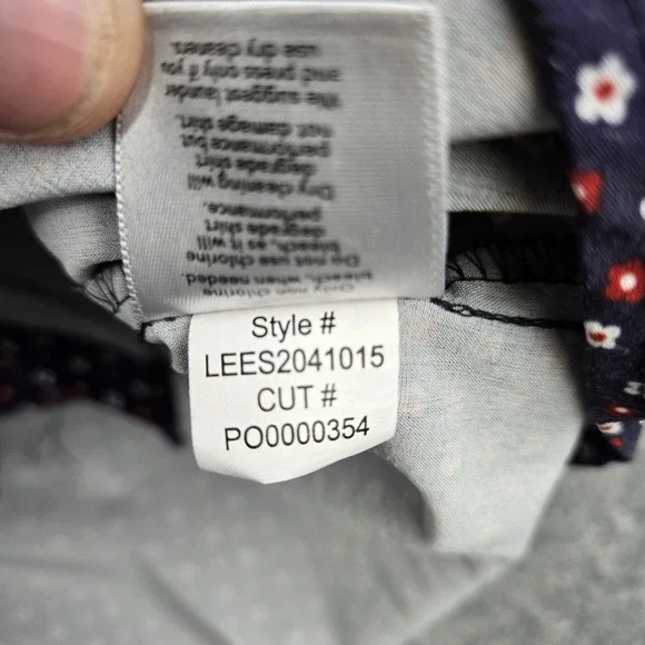 Mizzen + Main Performance Shirt Leeward Short Sleeve Mens Large Trim Fit Floral - Picture 3 of 9